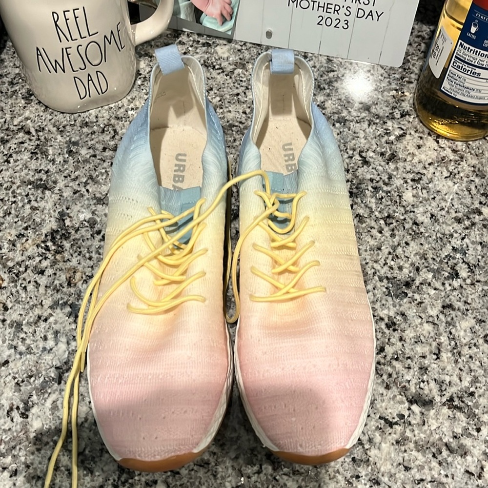 URBAN SPORT by J Slide multicolor shoes, Size 10, worn once, no rips or scuffs